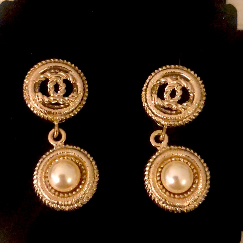 Authentic Chanel earrings.